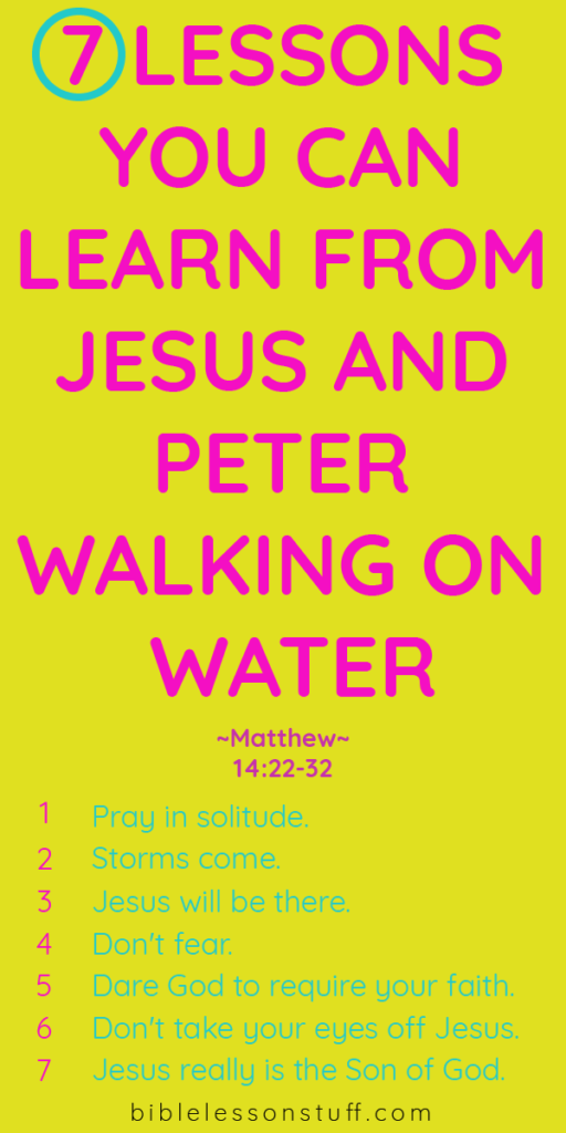 7 Lessons from Walking on Water